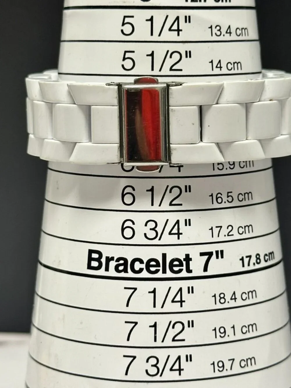 3/$30 Premier Designs Watch Women Silver Tone White Crystal Bezel 6.5